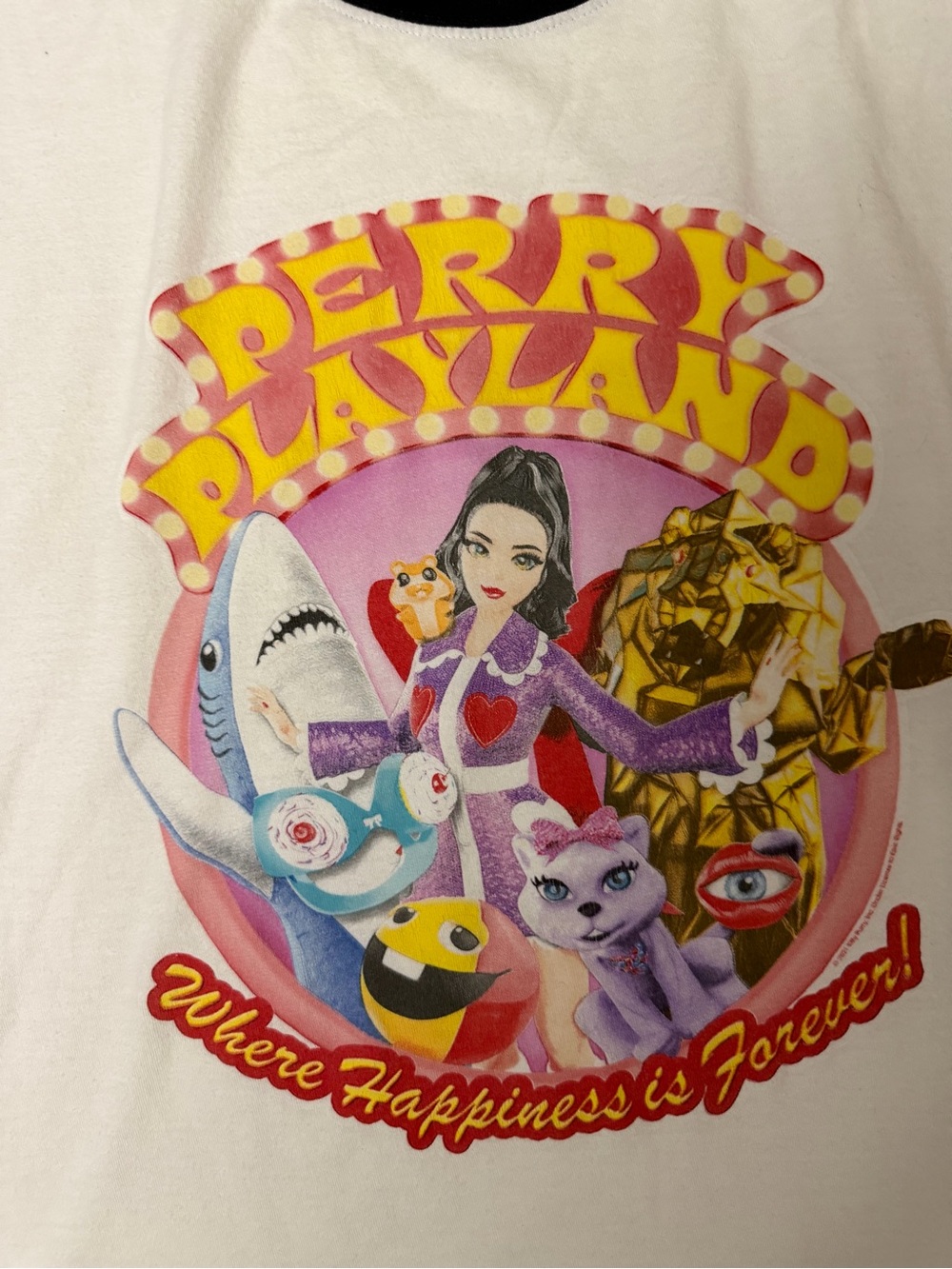Official Katy Perry PLAY Las Vegas Residency Ringer T-Shirt Size L - Picture 4 of 4
